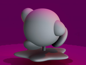 kirby Model Cetak 3D