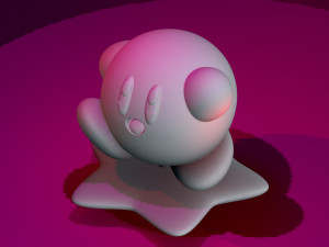 kirby Model Cetak 3D