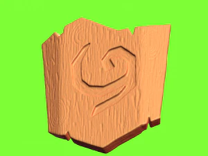 देकु ढाल 3D प्रिंट मॉडल