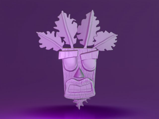 aku-aku Modelo de impresión 3D .c4d .max .obj .3ds .fbx .stl .blend 