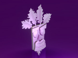 aku-aku Modelo de impresión 3D