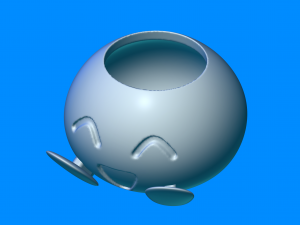 oddish bowl 3D 프린트 모델