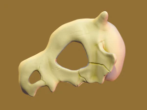 cubone skull 3D Print Model