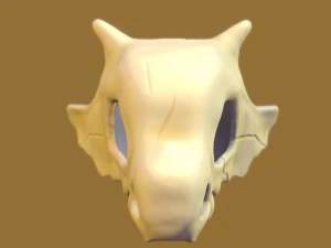 cubone skull 3D Print Model