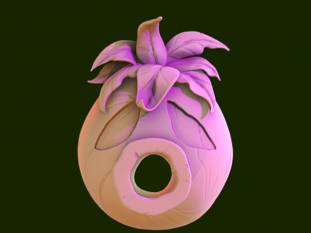 deku mask 3D प्रिंट मॉडल .c4d .max .obj .3ds .fbx .stl .blend 