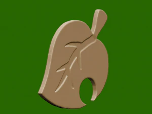 leaf animal crossing 3D Print Model
