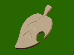 leaf animal crossing 3D Print Model
