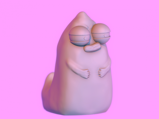 the pupa 3D 打印模型 .c4d .max .obj .3ds .fbx .stl .blend 