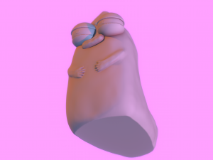 the pupa 3D 打印模型