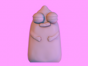the pupa 3D 打印模型
