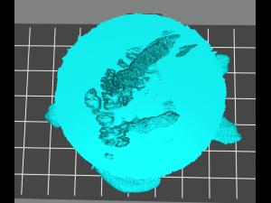 flat earth discworld 3D-printmodel