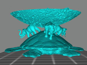 flat earth discworld 3D Print Model