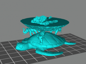 flat earth discworld 3D-printmodel