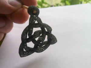 pendant triquetra voronoi 3D Print Model