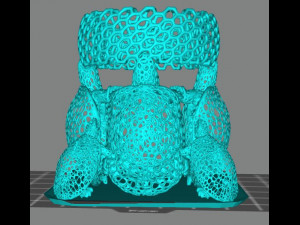 large pen holder - dancing turtles 3D Print Model