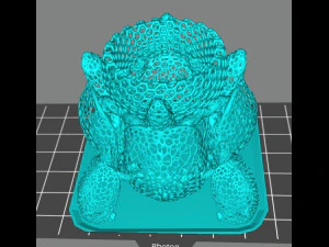 low pen holder - dancing turtles 3D Print Model