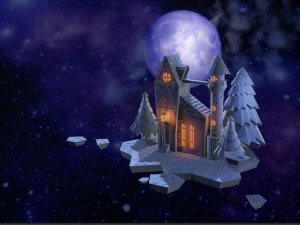 казковий будинок 3D Модель