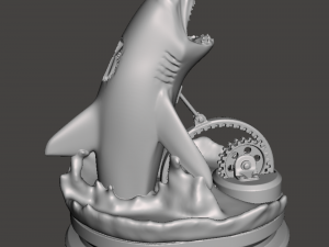 shark gears 3D Print Model