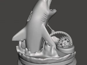 shark gears 3D Print Model
