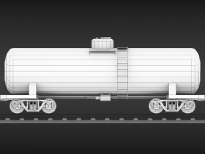 ussr narrow gauge cargo wagons set Modelo 3D