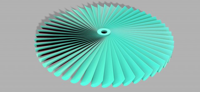 impeller 3D Model .c4d .max .obj .3ds .fbx .stl .blend 