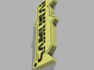 cyberpunk 2077 keychain 3D Print Model