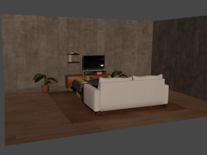 waiting room 3D Модель