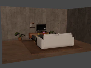 waiting room 3D Model