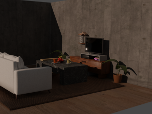 waiting room 3D मॉडल