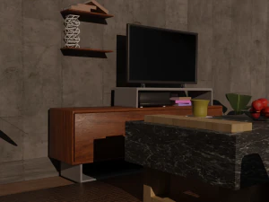 waiting room 3D Model