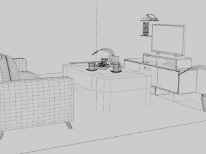 waiting room 3D Model