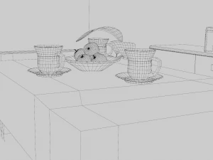waiting room 3D Model