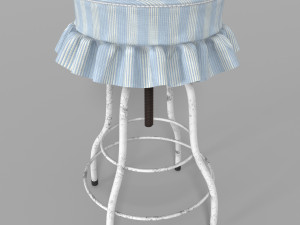 Vintage screw chair 3D 模型