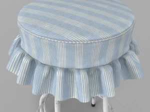 Vintage screw chair 3D Model