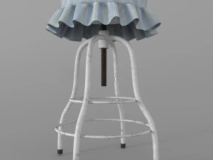 Vintage screw chair 3D Model