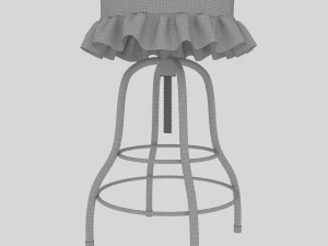 Vintage screw chair 3D Model