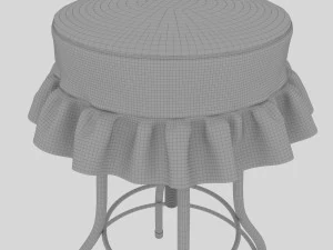 Vintage screw chair 3D Model
