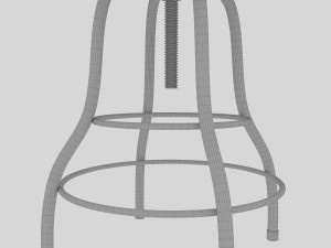 Vintage screw chair 3D Model