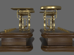 Vintage pharmacy scales Modelo 3D