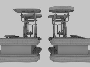Vintage pharmacy scales Modelo 3D