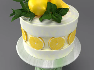 Bolo De Lim&atilde;o Modelo 3D
