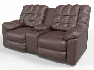 가죽 소파 3D 모델