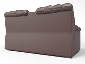 Leather sofa Modelo 3D