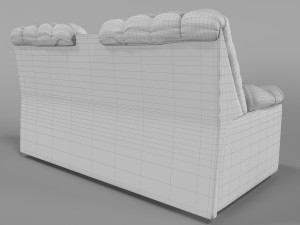 Leather sofa Modelo 3D