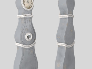 Antique grandfather clock 3D 模型