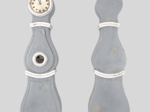 Antique grandfather clock 3D 模型