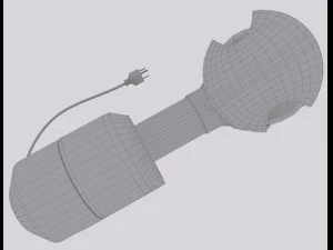 Chauffage de cadre d'instrument optique Modèle 3D
