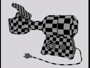 Chauffage de cadre d'instrument optique Modèle 3D