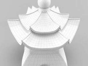 Pagoda Lantern 3D Model