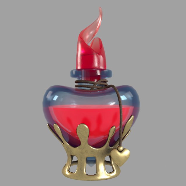 Love Potion 3Dモデル .c4d .max .obj .3ds .fbx .stl .blend 